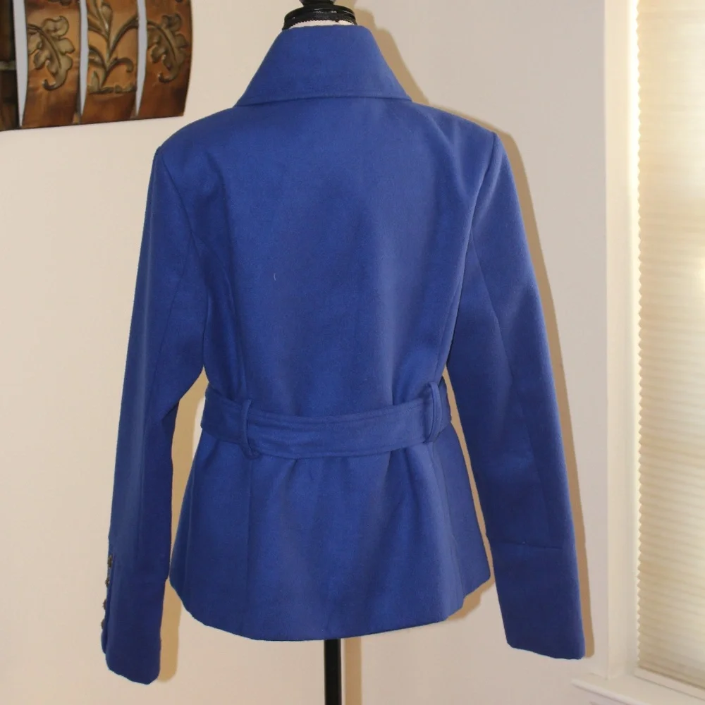 Black Rivet Blue Double-Breasted Jacket - Picture 5 of 12